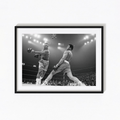 Muhammad Ali vs Joe Frazier Poster Fight Century 1971 Boxing Wall Art Print - Ali Framed Poster Photo