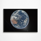 Earth from Artemis II Poster, NASA Space Print, Moon Mission Reid Wiseman Wall Art
