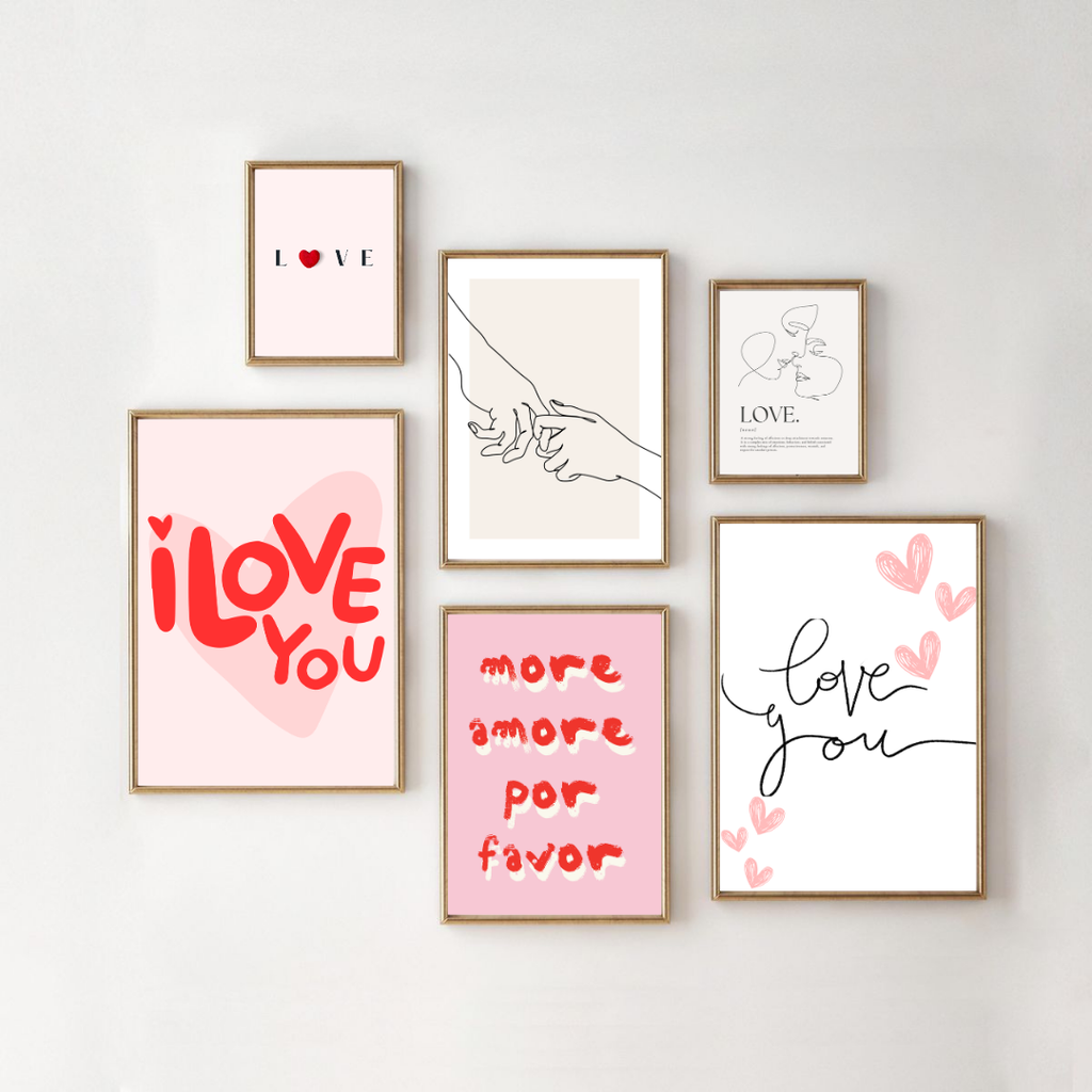 LOVE Wall Art Poster – Minimalist Romantic Art Print