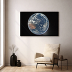 Earth from Artemis II Poster, NASA Space Print, Moon Mission Reid Wiseman Wall Art