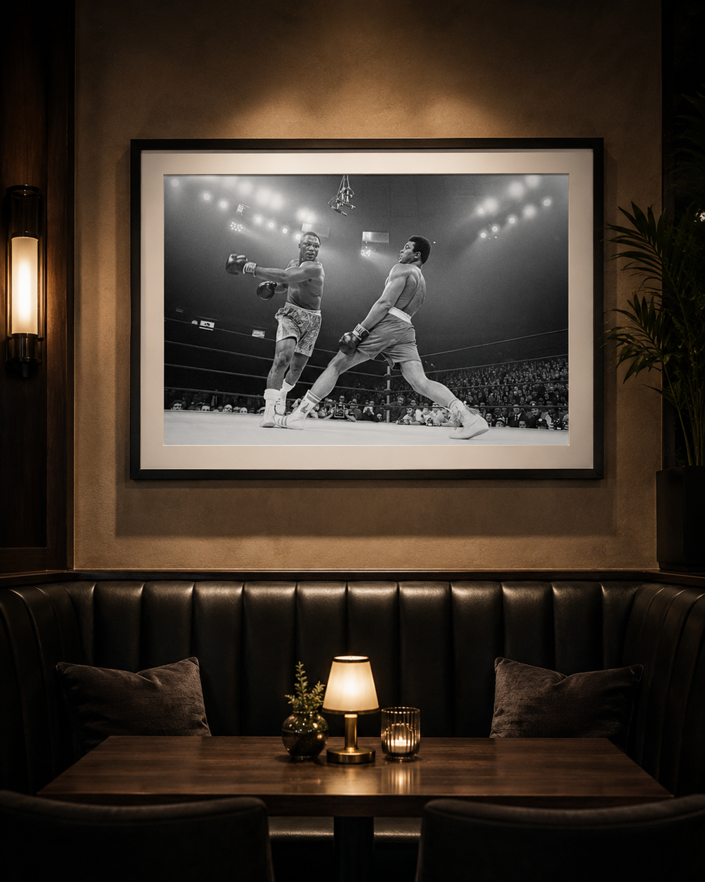Muhammad Ali vs Joe Frazier Poster Fight Century 1971 Boxing Wall Art Print - Ali Framed Poster Photo
