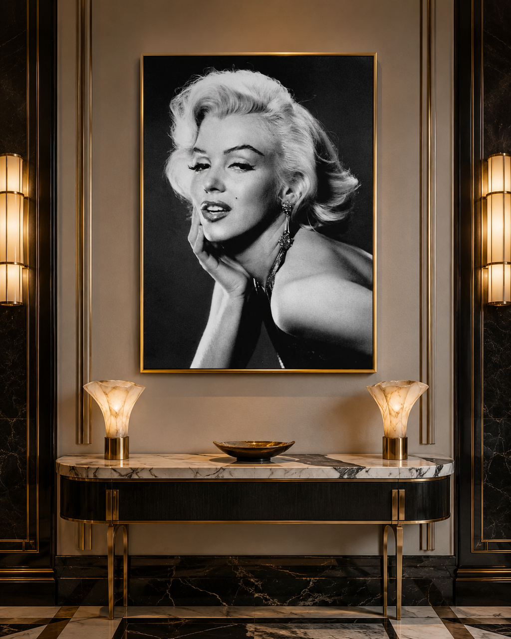 Marylin Monroe Photography portrait print poster wall art